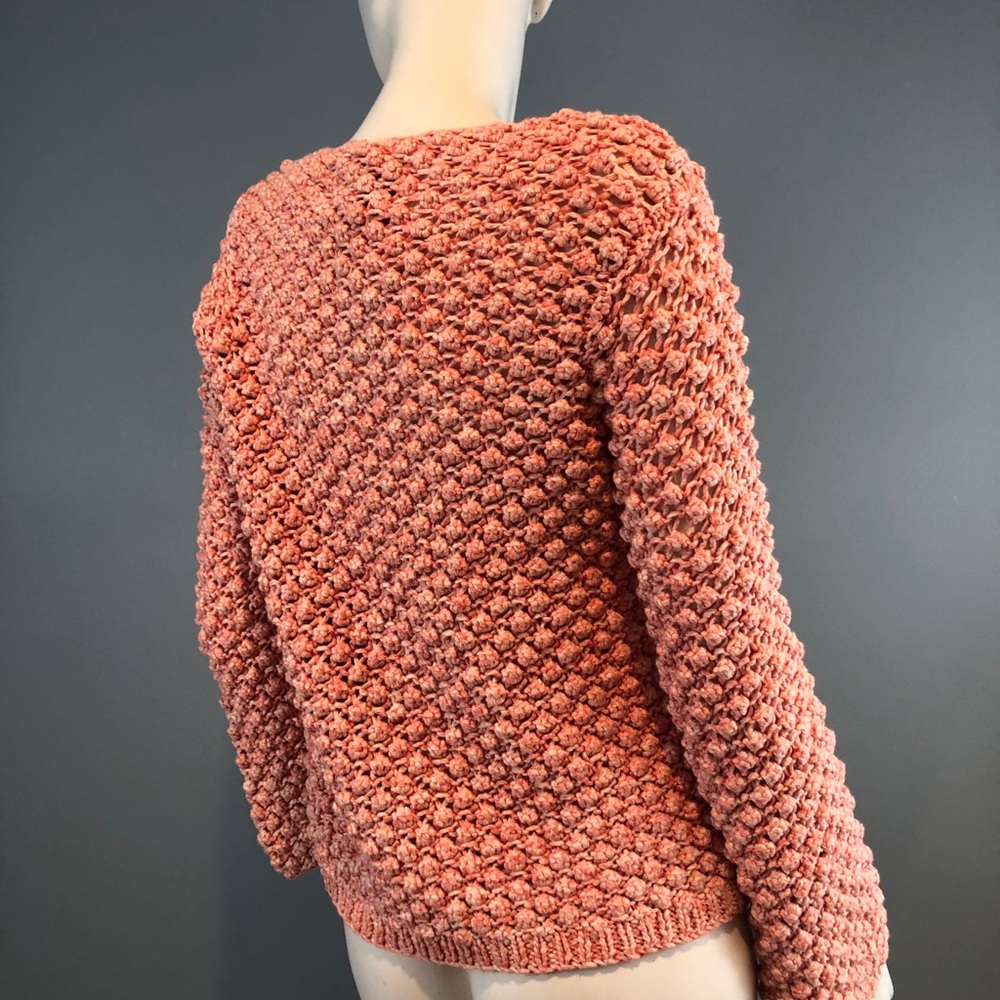 NWT Aiko Orange Knit Sweater Size XS - Picture 11 of 16
